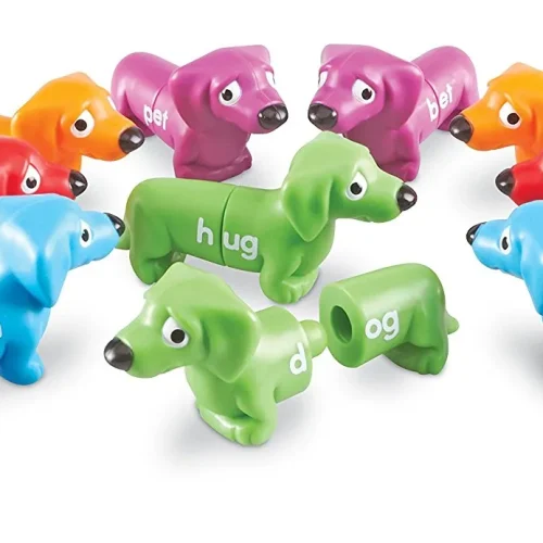 Learning Resources Puzzle Snap-n-Learn™ Rhyming Pups