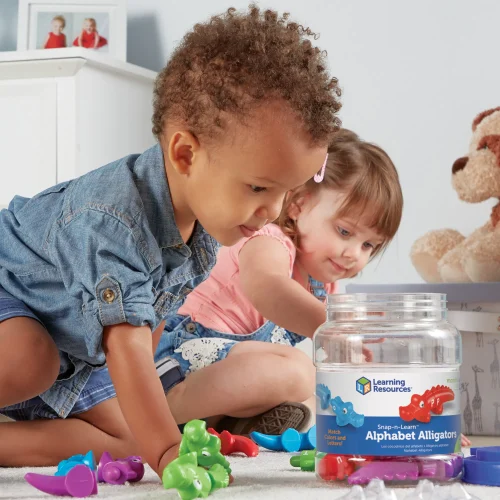 Alternative view of Learning Resources Puzzle Snap-n-Learn™ Alphabet Alligators