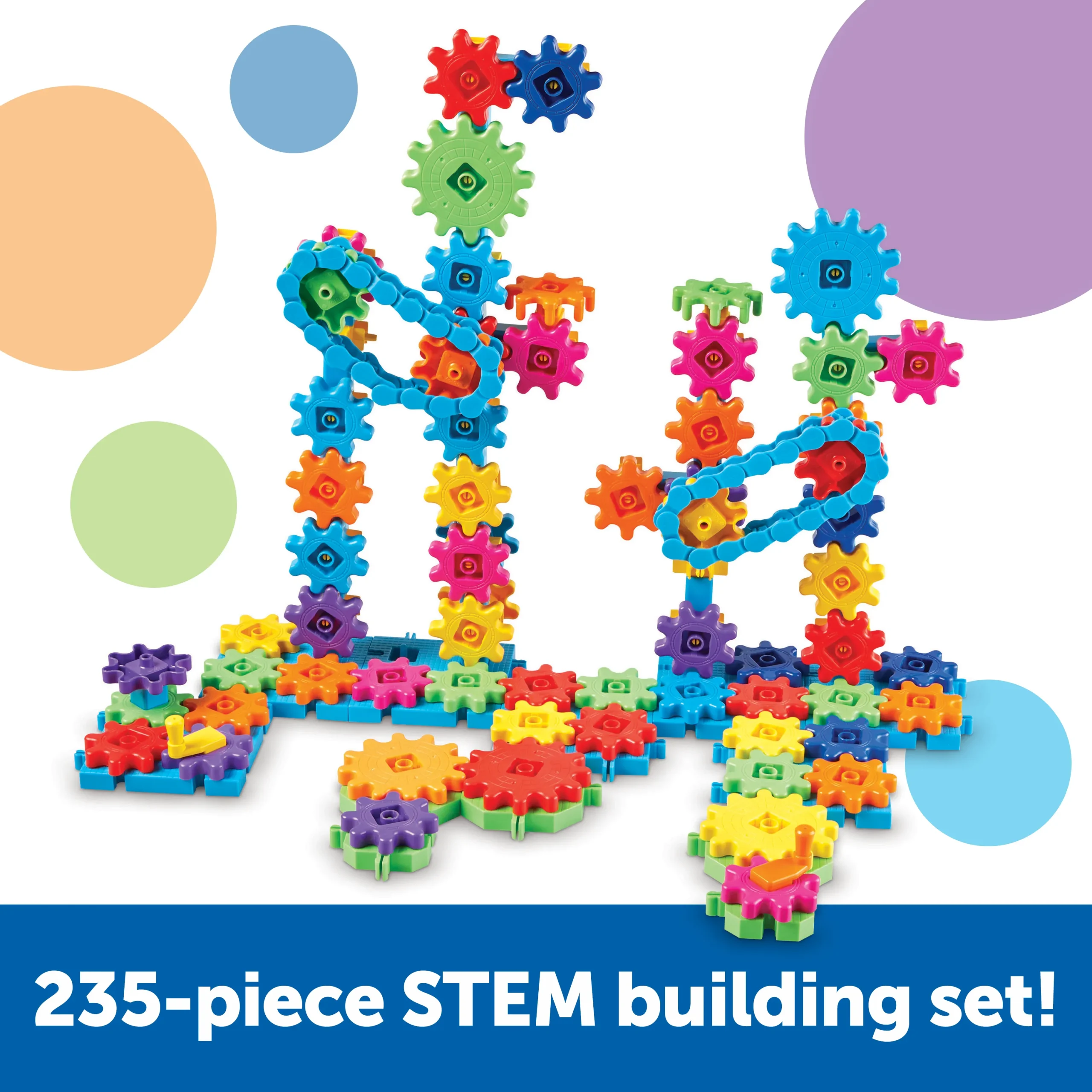 Learning Resources Puzzle Gears! Gears! Gears!® Mega Builds - Image 4