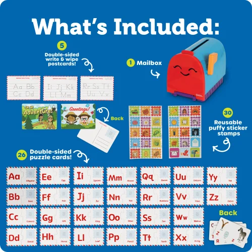 Alternative view of Learning Resources Puzzle Alphabet Learning Mailbox