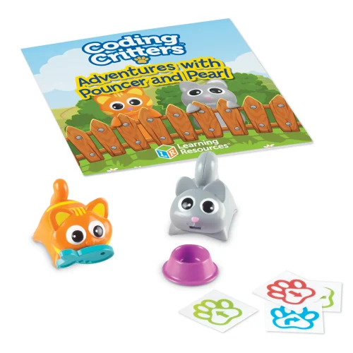 Learning Resources Puzzle Coding Critters® Pair-a-Pets: Adventures with Pouncer & Pearl
