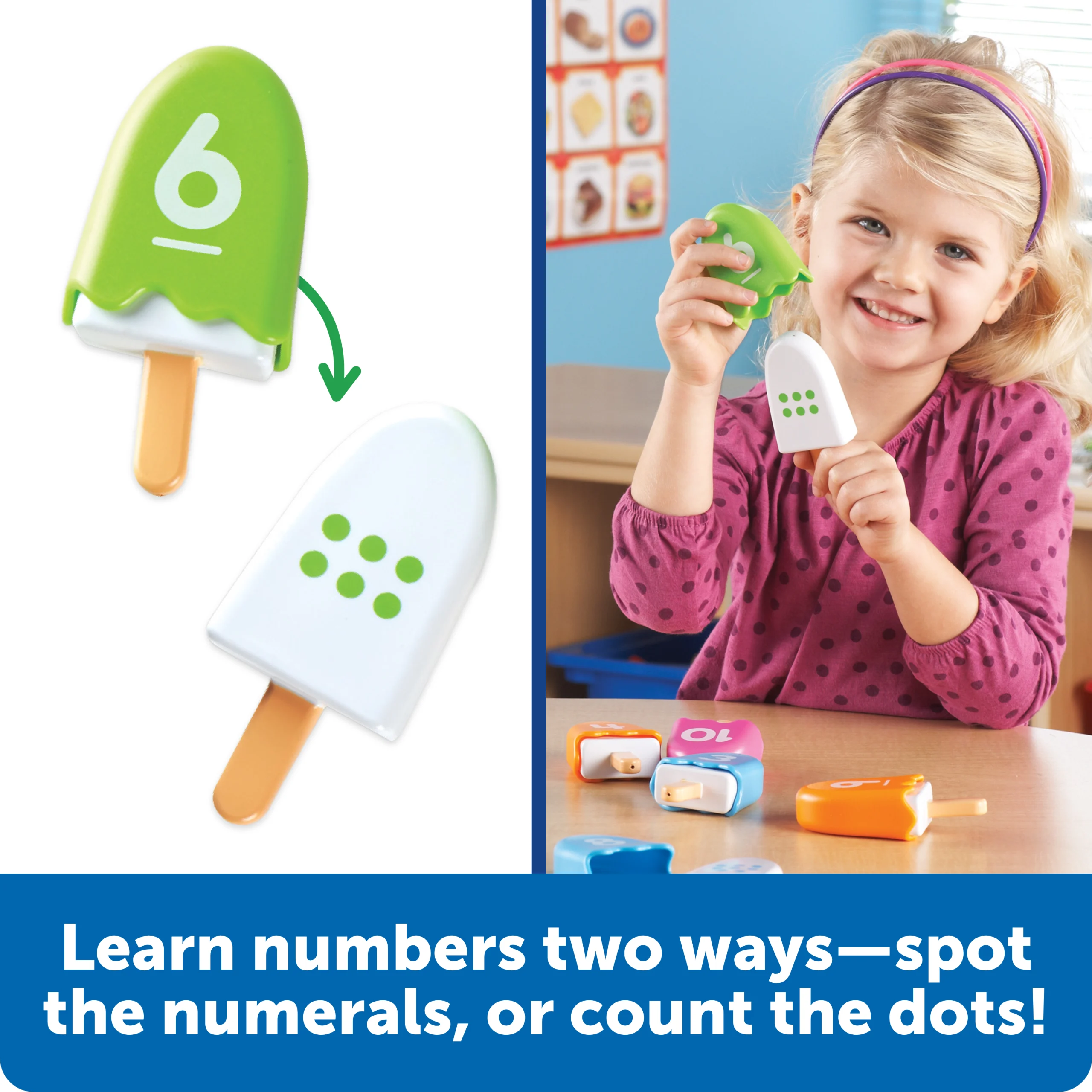 Learning Resources Puzzle Smart Snacks® Number Pops - Image 4