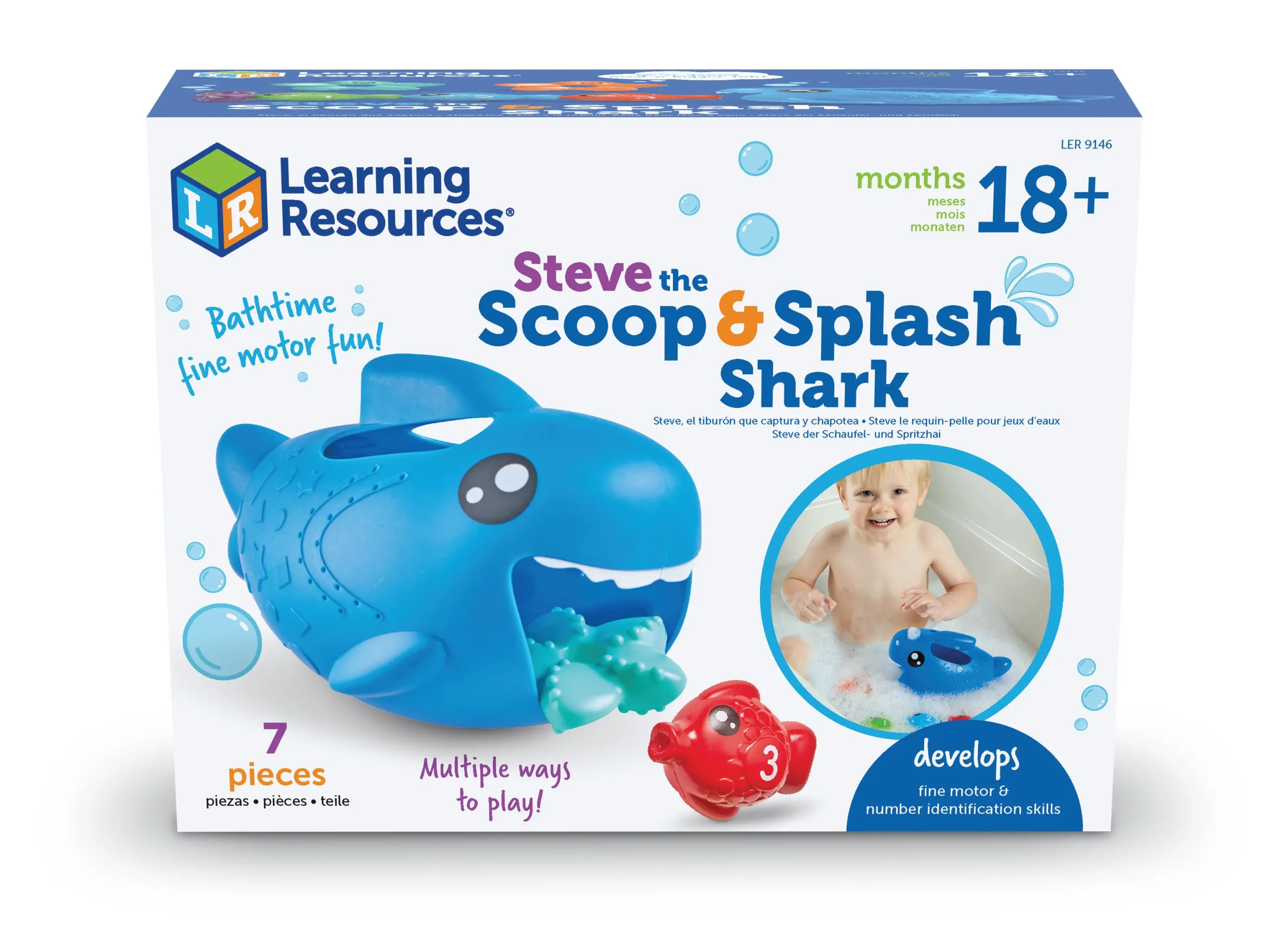 Learning Resources Puzzle Steve the Scoop & Splash Shark™ - Image 10