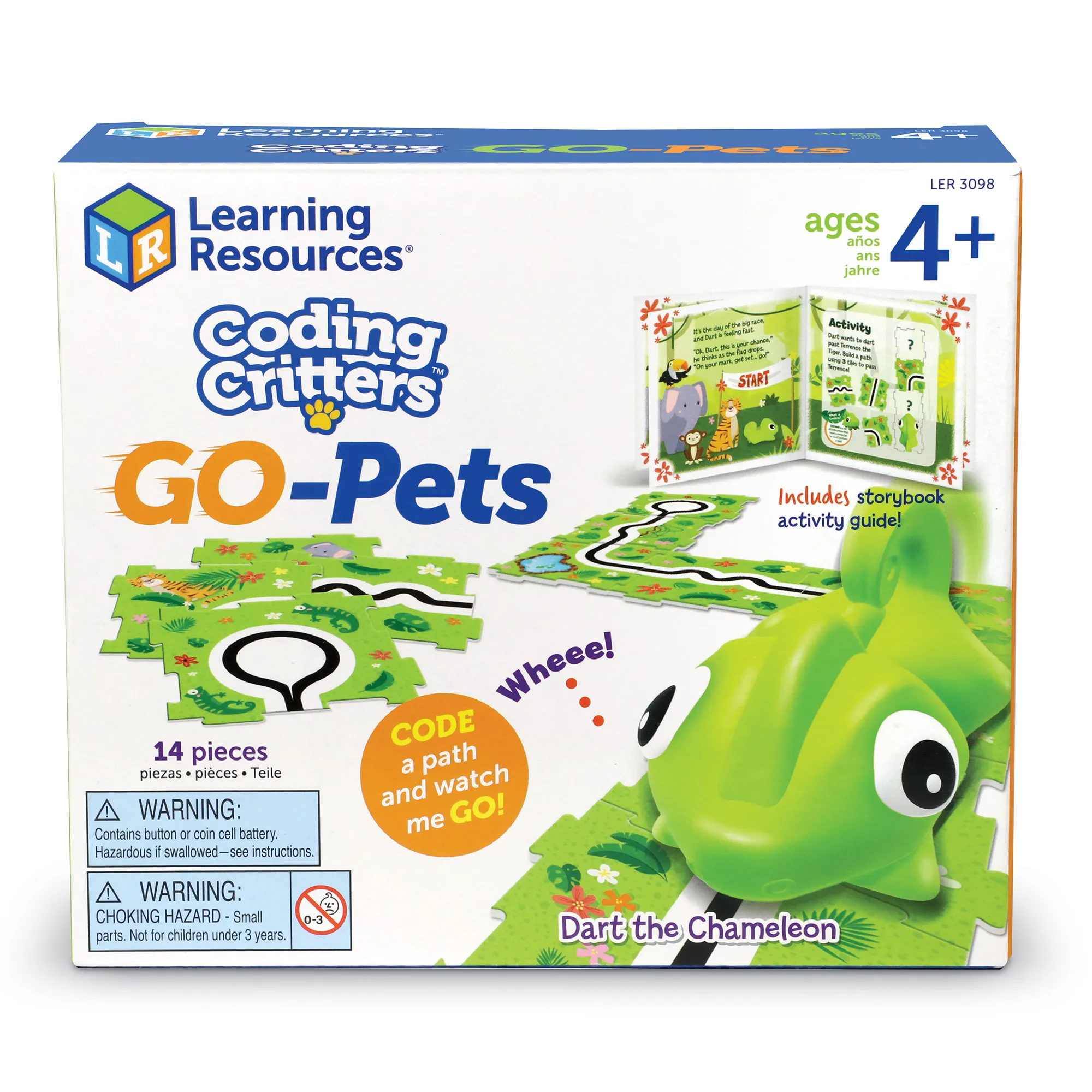 Learning Resources Puzzle Coding Critters® Go-Pets: Dart the Chameleon - Image 5