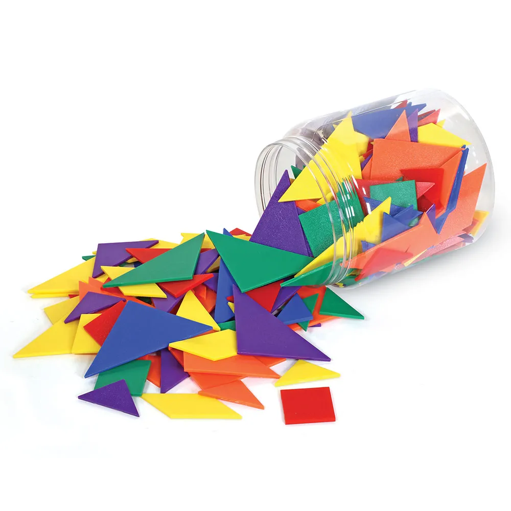 Learning Resources Puzzle 6-Color Tangrams - Image 8