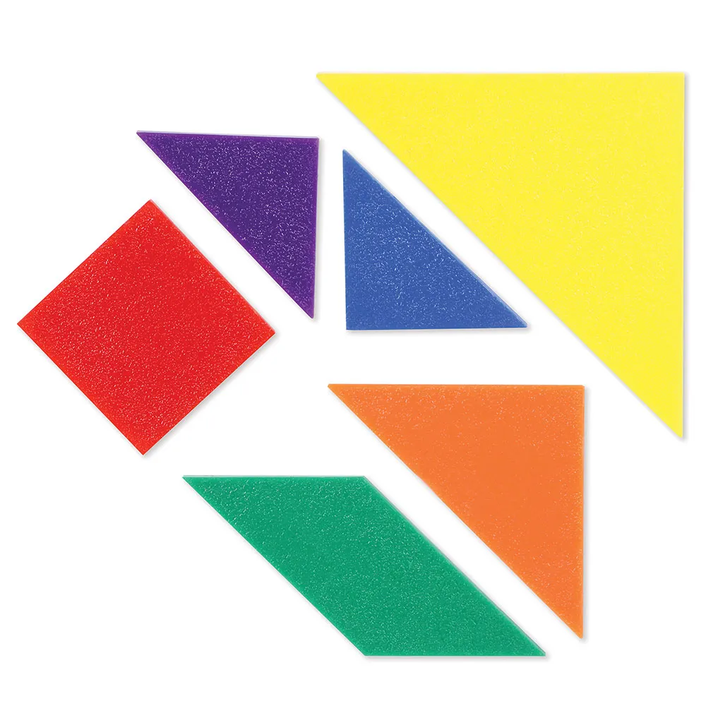 Learning Resources Puzzle 6-Color Tangrams - Image 10
