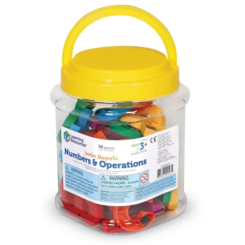 Alternative view of Learning Resources Puzzle Jumbo Magnetic Numbers & Operations
