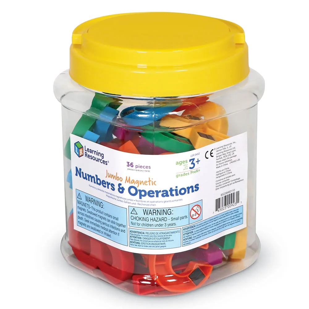 Learning Resources Puzzle Jumbo Magnetic Numbers & Operations - Image 12