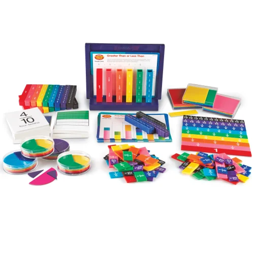 Learning Resources Puzzle Rainbow Fraction® Teaching System Kit