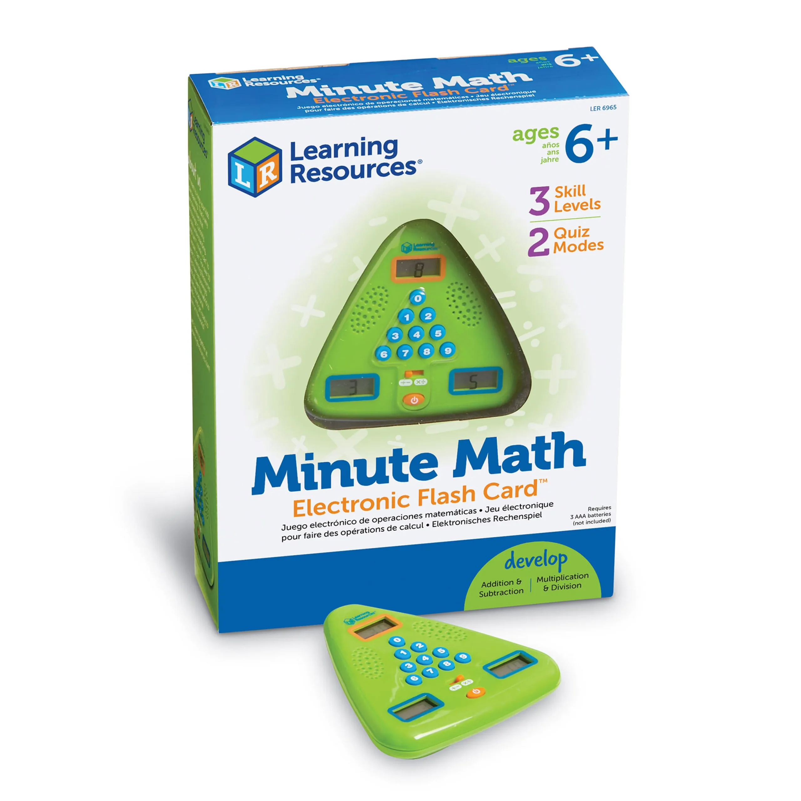Learning Resources Puzzle Minute Math Electronic Flash Card