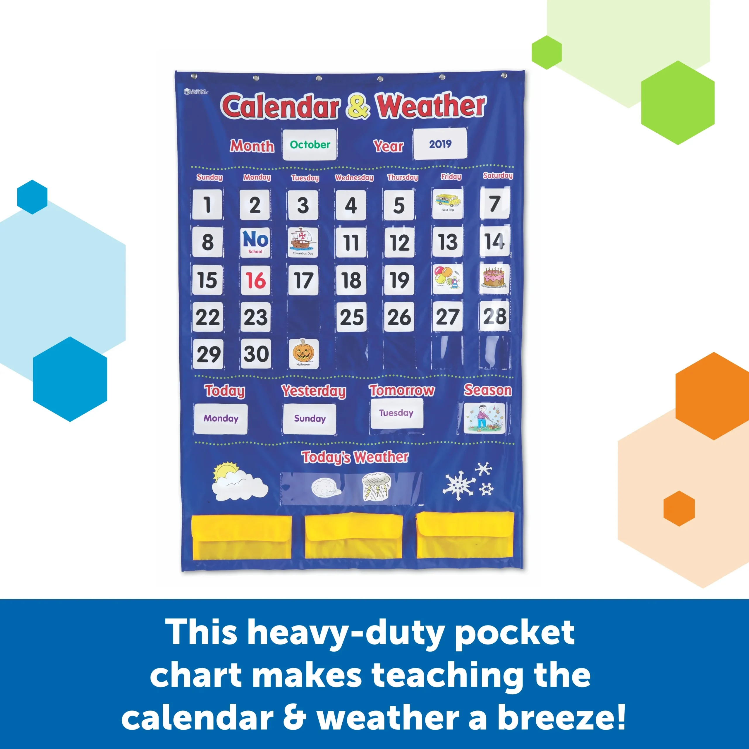 Calendar & Weather Pocket Chart - Image 3
