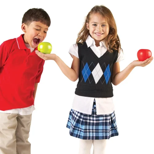Alternative view of Learning Resources Puzzle Magnetic Apple Fractions