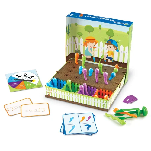 Learning Resources Puzzle Wriggleworms! Fine Motor Activity Set