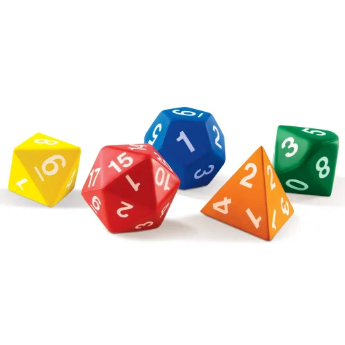 Learning Resources Puzzle Jumbo Foam Polyhedral Dice