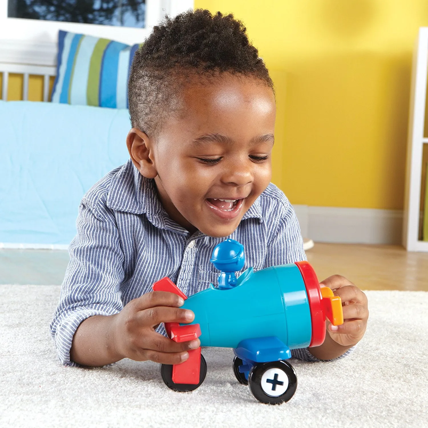Learning Resources Puzzle 1-2-3 Build It!™ Car-Plane-Boat - Image 9