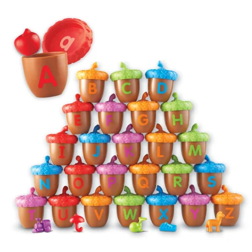 Learning Resources Puzzle Alphabet Acorns Activity Set