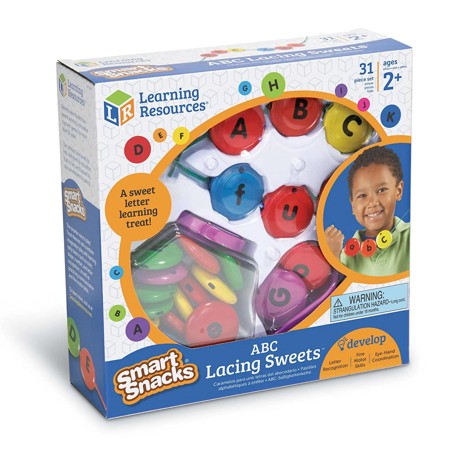 Learning Resources Puzzle Smart Snacks® ABC Lacing Sweets™ - Image 10