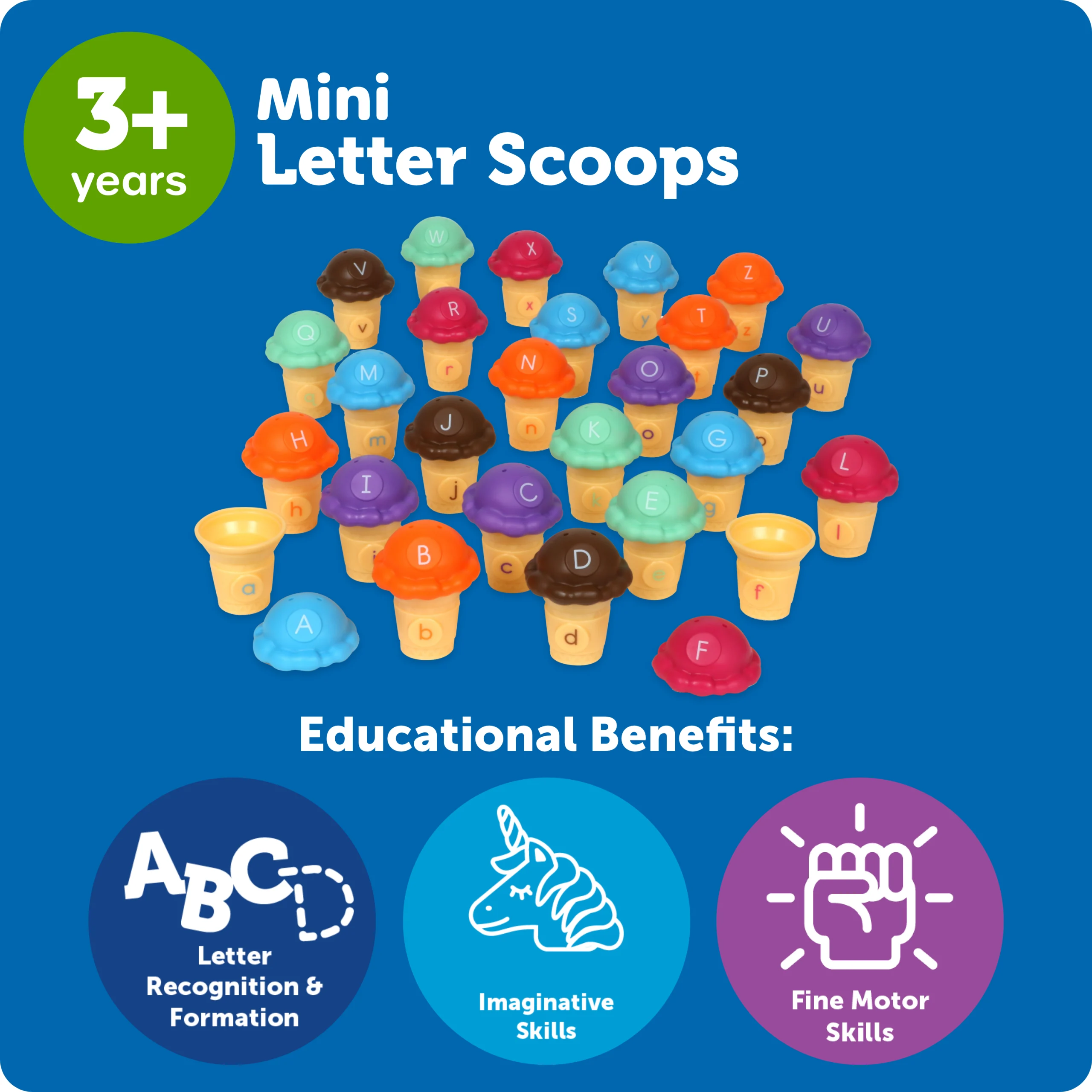 Learning Resources Puzzle Mini Letter Scoops - Image 6