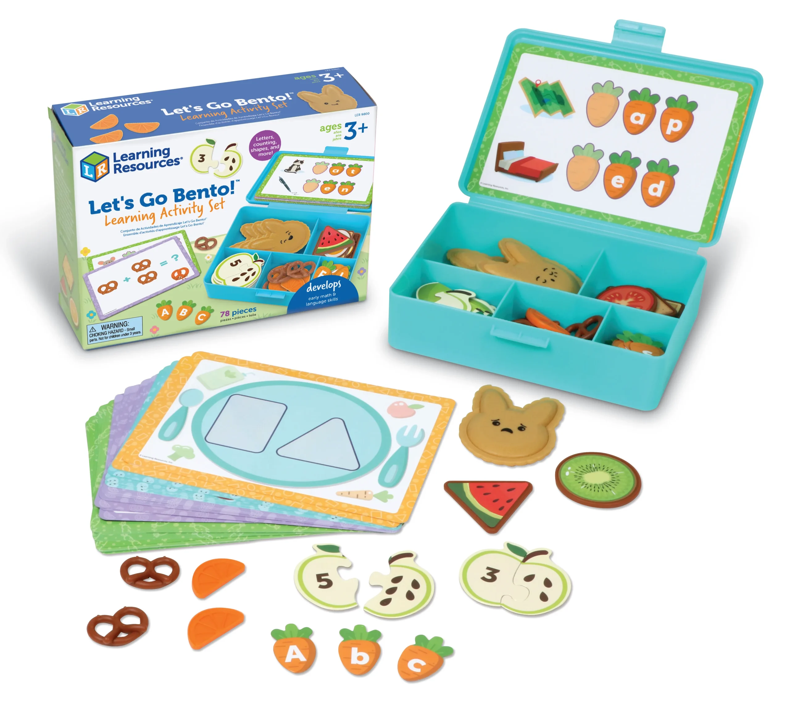 Learning Resources Puzzle Let’s Go Bento! Learning Activity Set