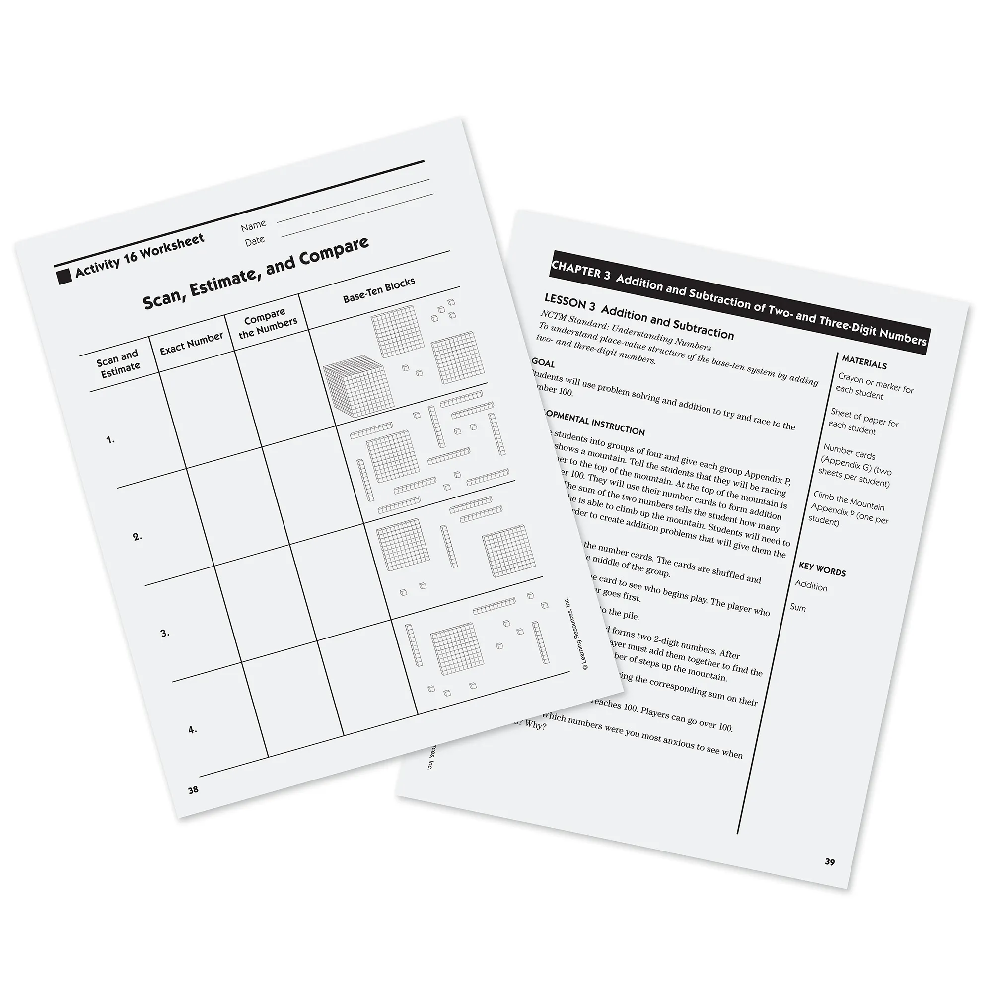 Learning Resources Puzzle Base Ten Activity Book - Image 2
