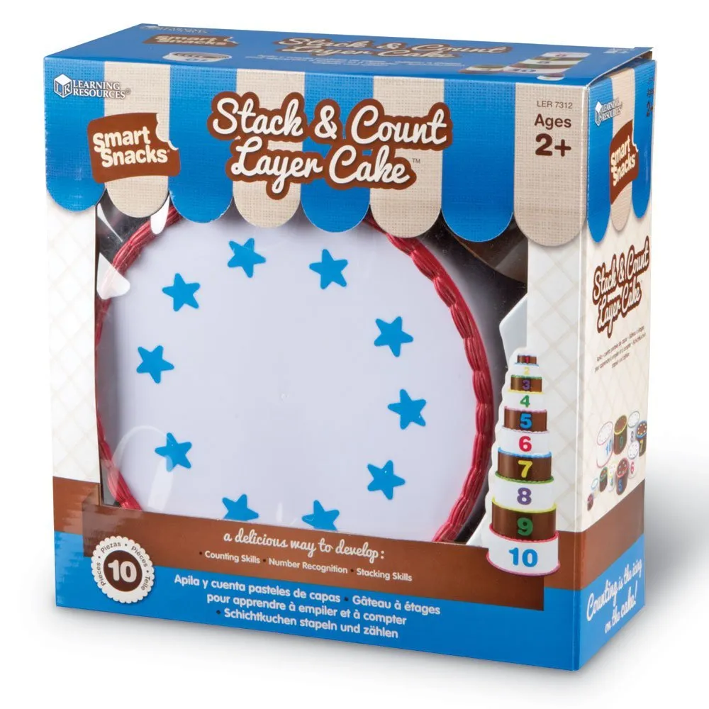 Learning Resources Puzzle Smart Snacks® Stack & Count Layer Cake™ - Image 10