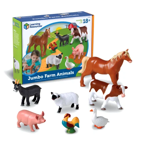 Learning Resources Puzzle Jumbo Farm Animals