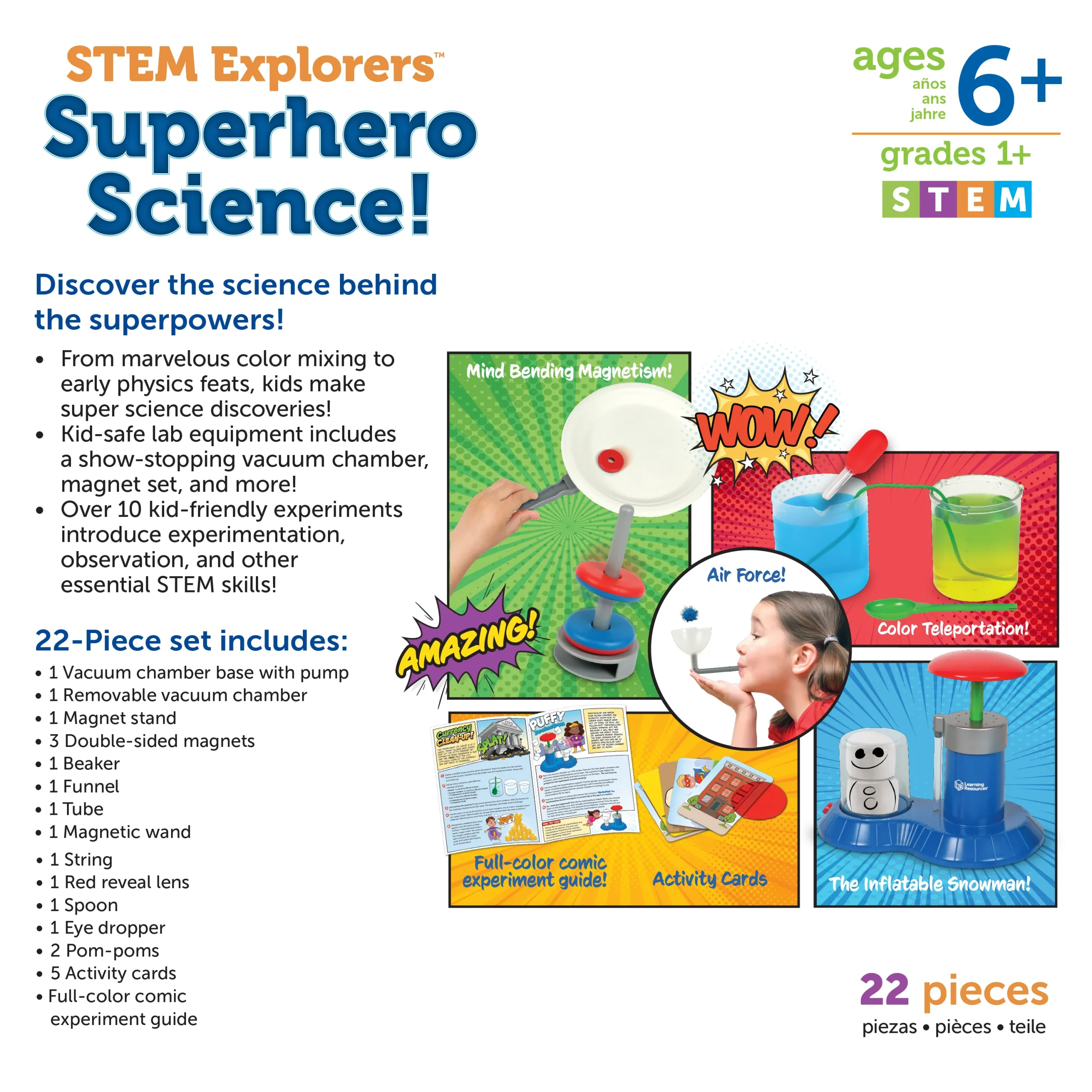 Learning Resources Puzzle STEM Explorers™ Super Hero Science Set - Image 7