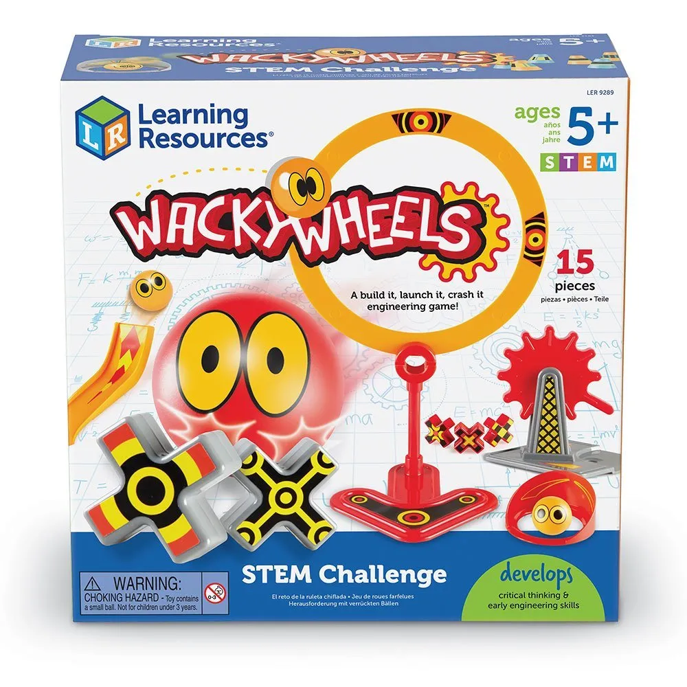 Learning Resources Puzzle Wacky Wheels™ STEM Challenge - Image 2