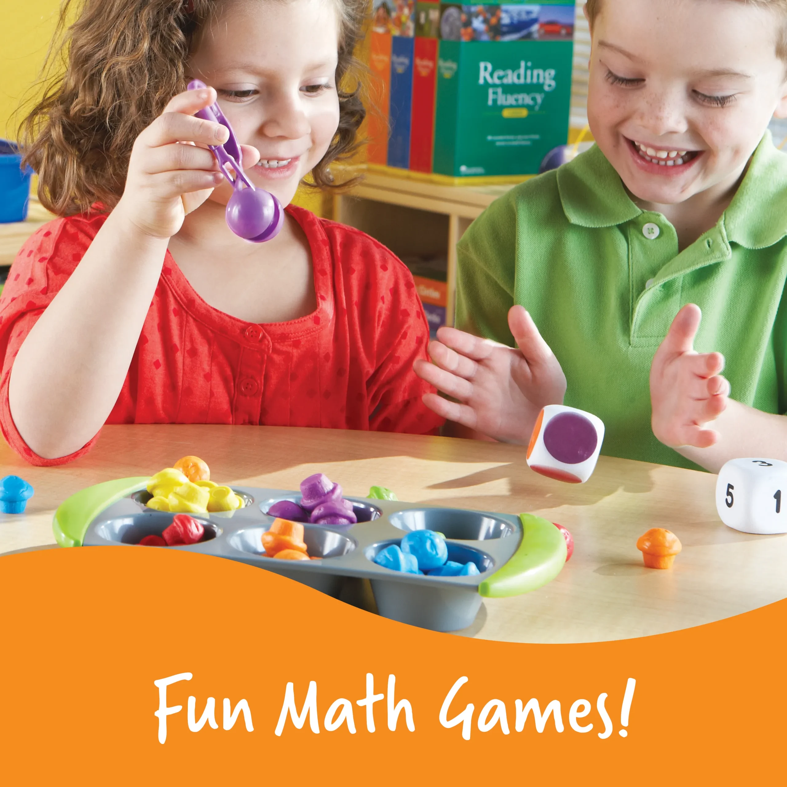Learning Resources Puzzle Mini Muffin Match Up Math Activity Set - Image 6
