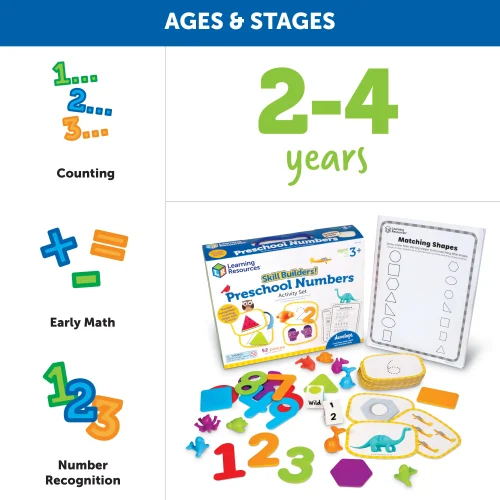 Alternative view of Learning Resources Puzzle Skill Builders! Preschool Numbers