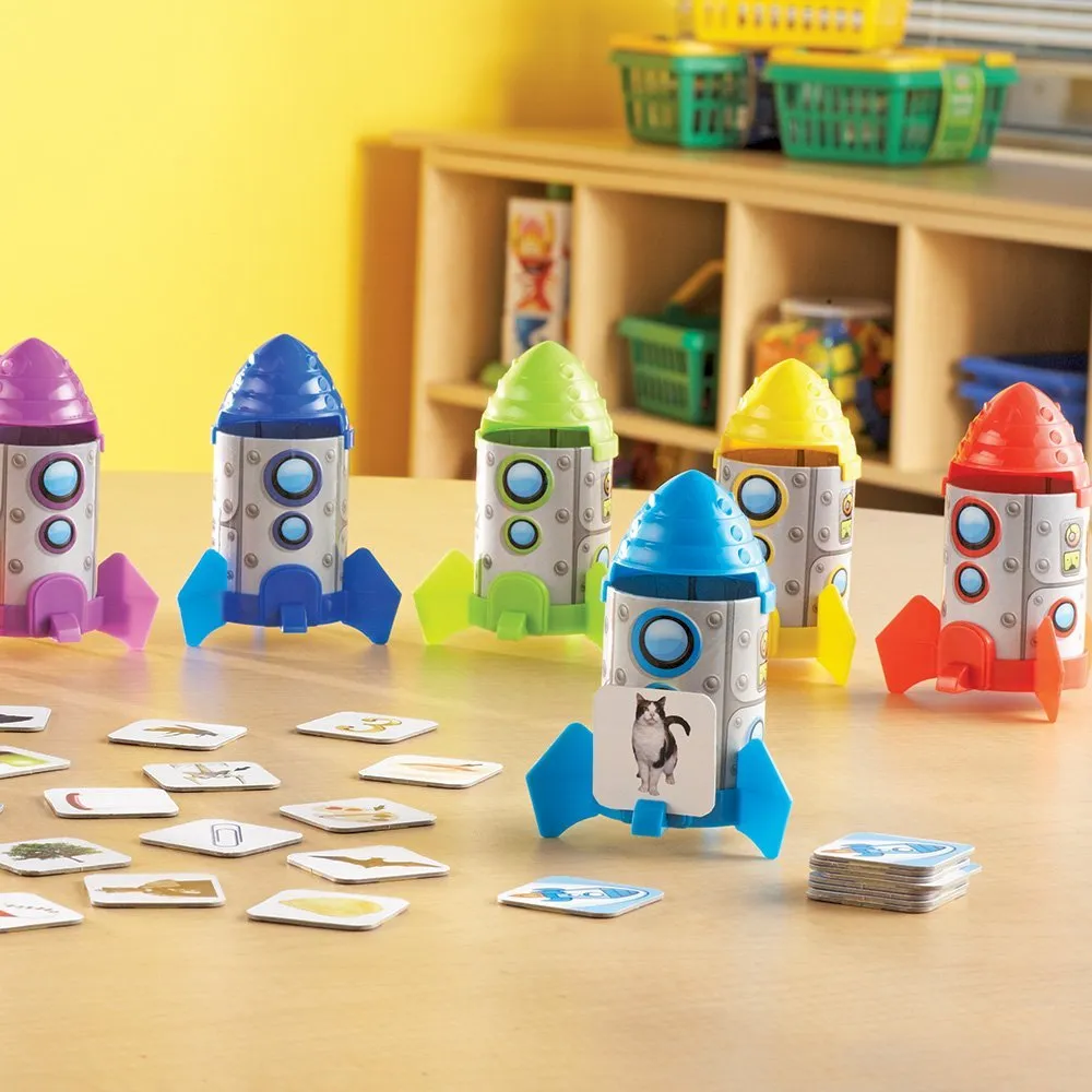 Learning Resources Puzzle Rhyme & Sort Rockets - Image 8