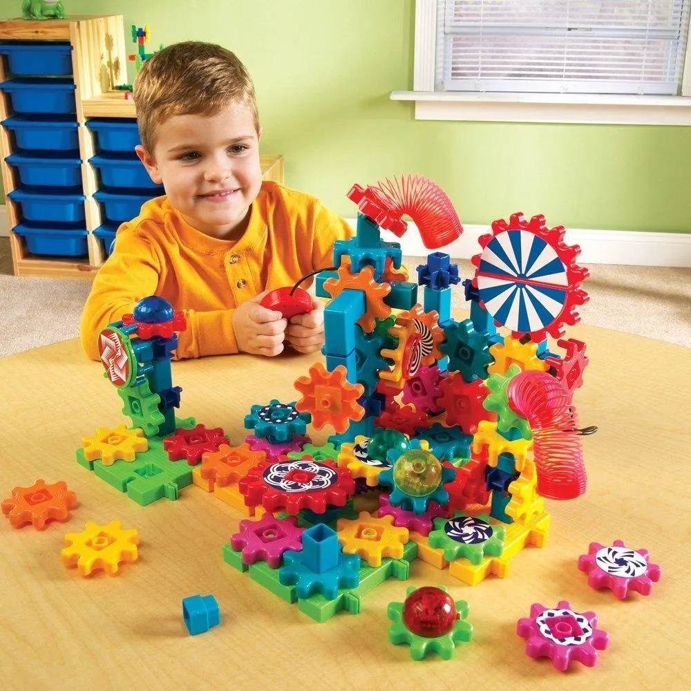Learning Resources Puzzle Gears! Gears! Gears!® Lights & Action Motorized Building Set - Image 6