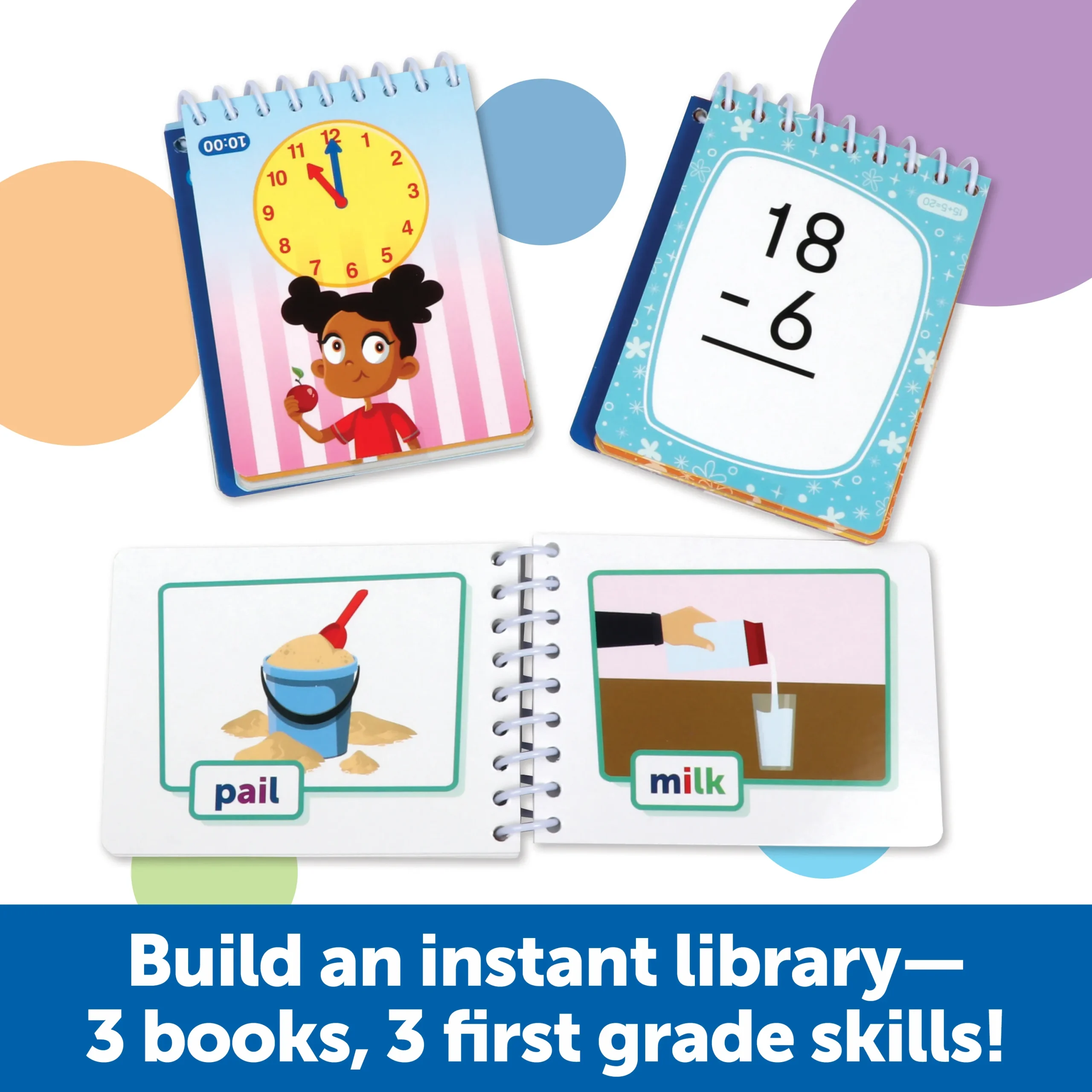 Learning Resources Puzzle Skill Builders! First Grade Flipbook - Image 3