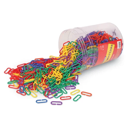 Alternative view of Learning Resources Puzzle Link 'N' Learn® Links - 6 Colors, Set of 1000