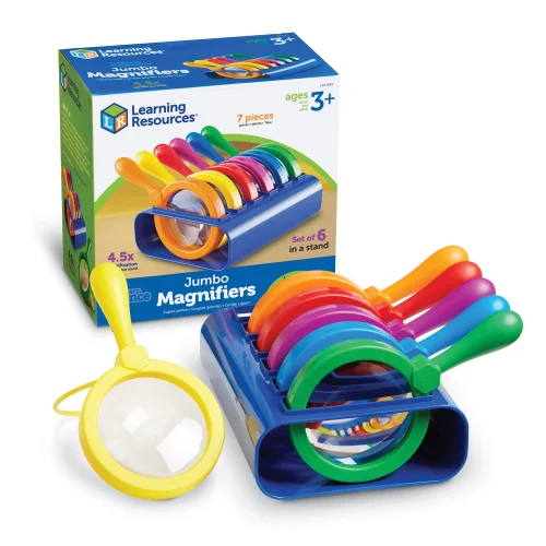 Primary Science Jumbo Magnifiers with Stand