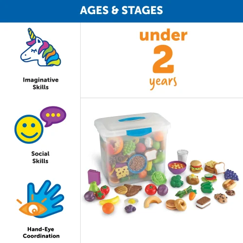 Alternative view of Learning Resources Puzzle New Sprouts® Classroom Play Food Set