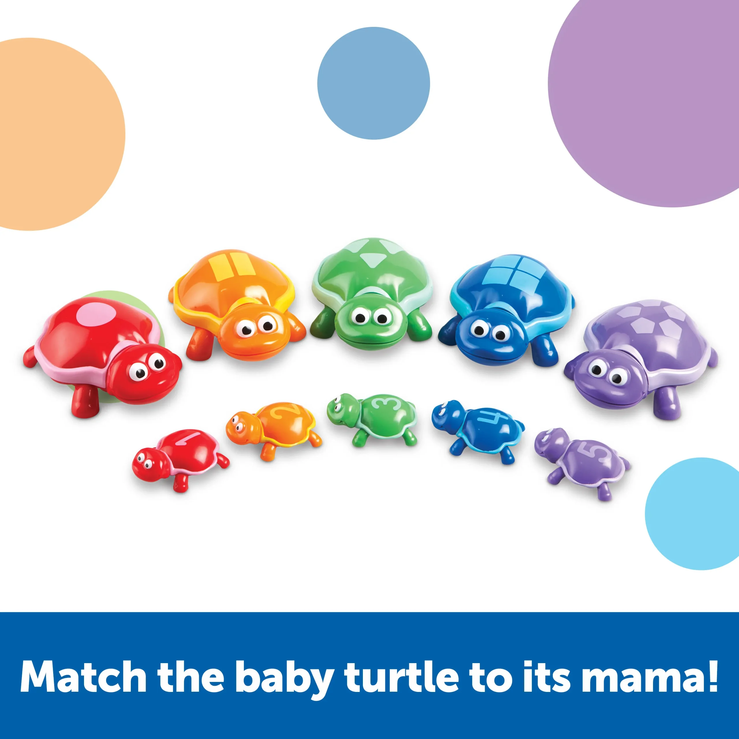 Learning Resources Puzzle Snap-n-Learn™ Number Turtles - Image 4