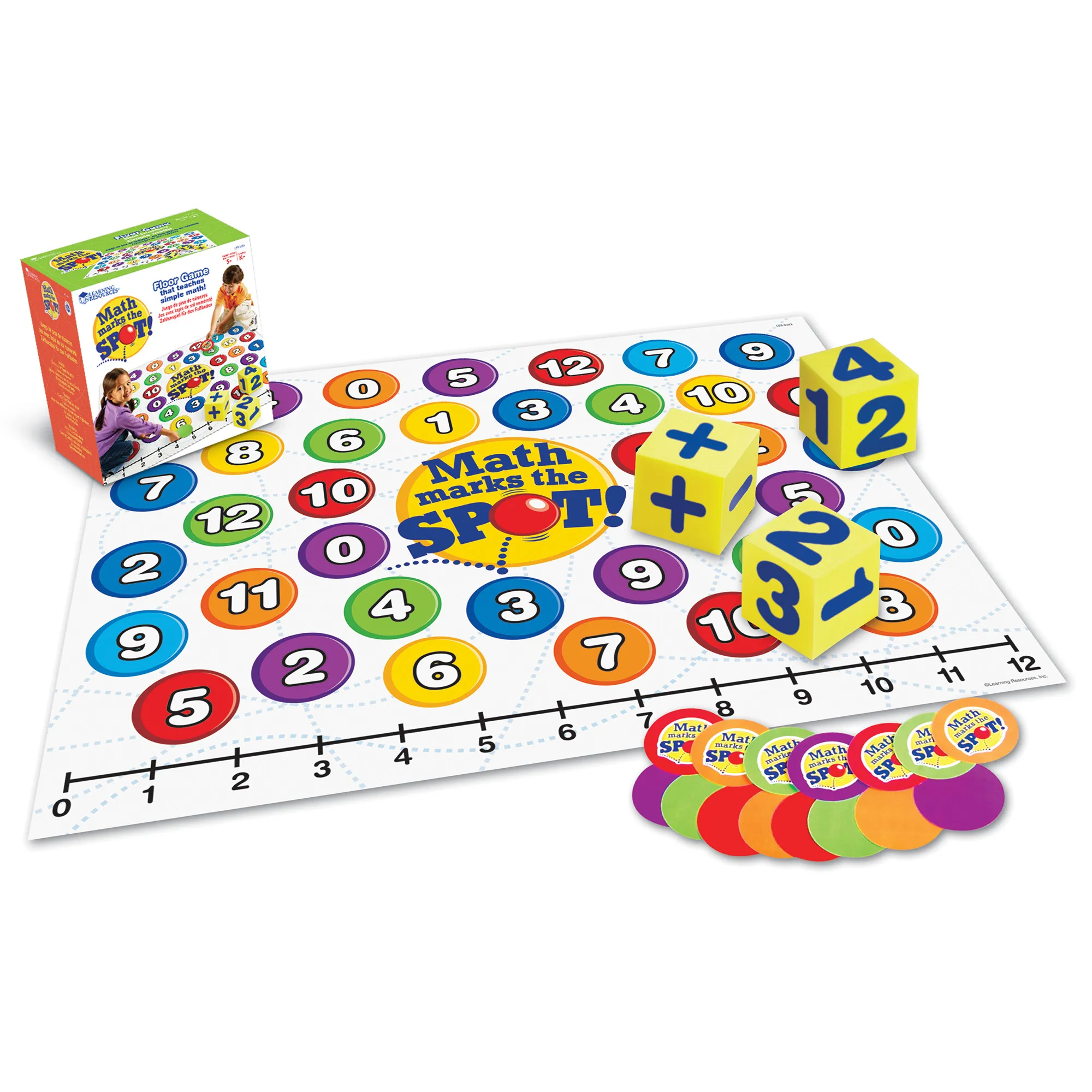 Learning Resources Puzzle Math Marks the Spot™ Activity Set