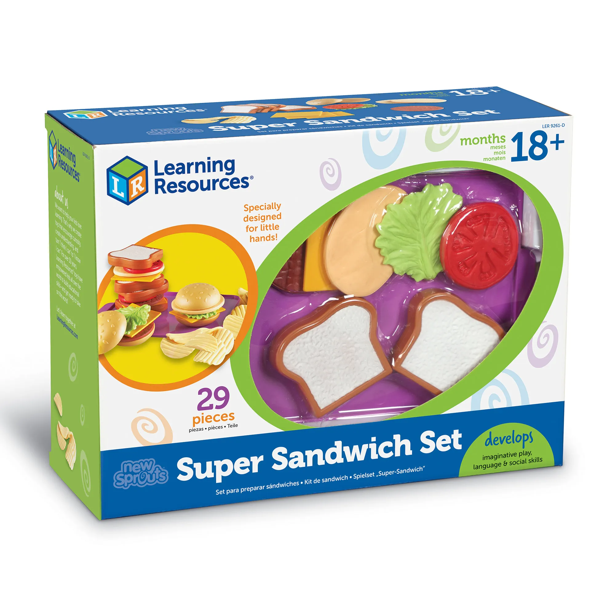 Learning Resources Puzzle New Sprouts® Super Sandwich Set - Image 5