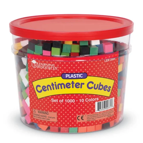 Alternative view of Learning Resources Puzzle Centimeter Cubes, Set of 1000