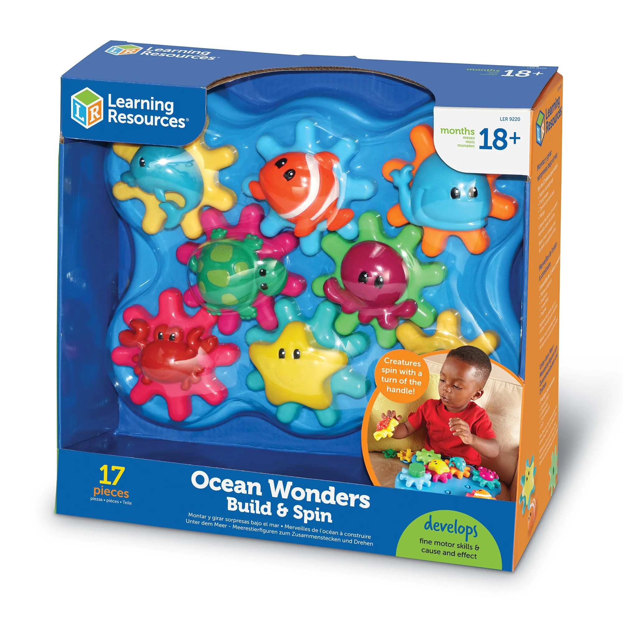 Learning Resources Puzzle Ocean Wonders Build & Spin - Image 9