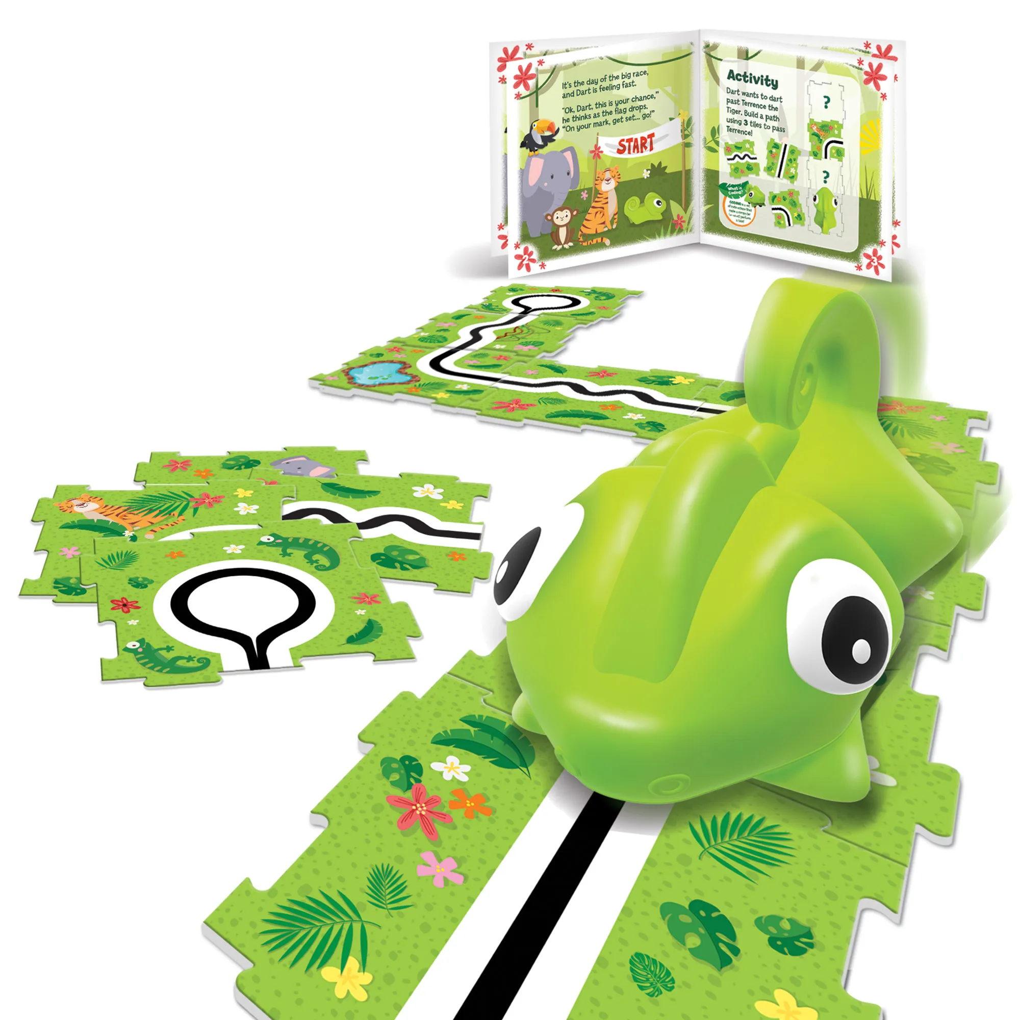 Learning Resources Puzzle Coding Critters® Go-Pets: Dart the Chameleon