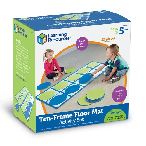 Alternative view of Learning Resources Puzzle Ten-Frame Floor Mat Activity Set