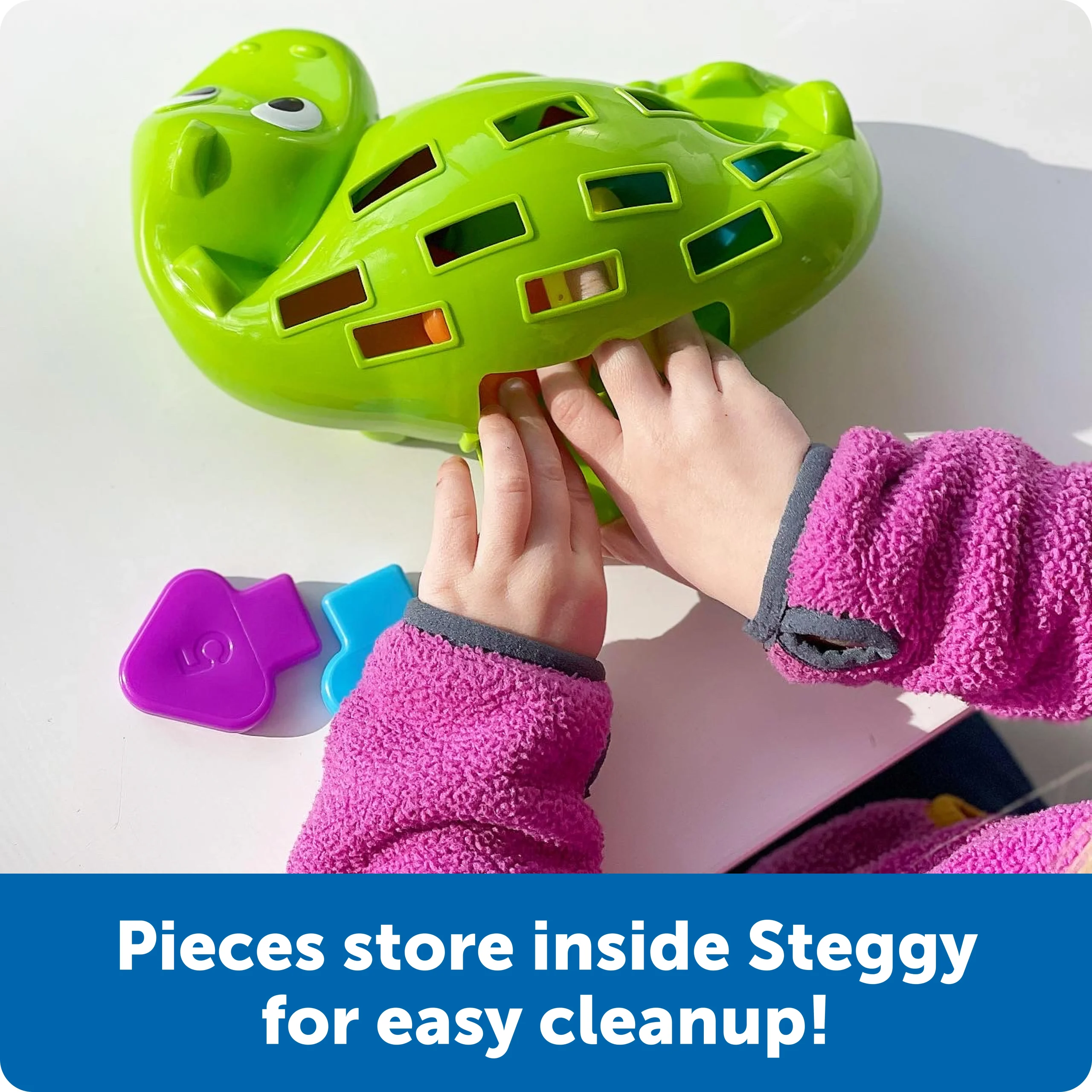 Learning Resources Puzzle Steggy the Fine Motor Dino - Image 5