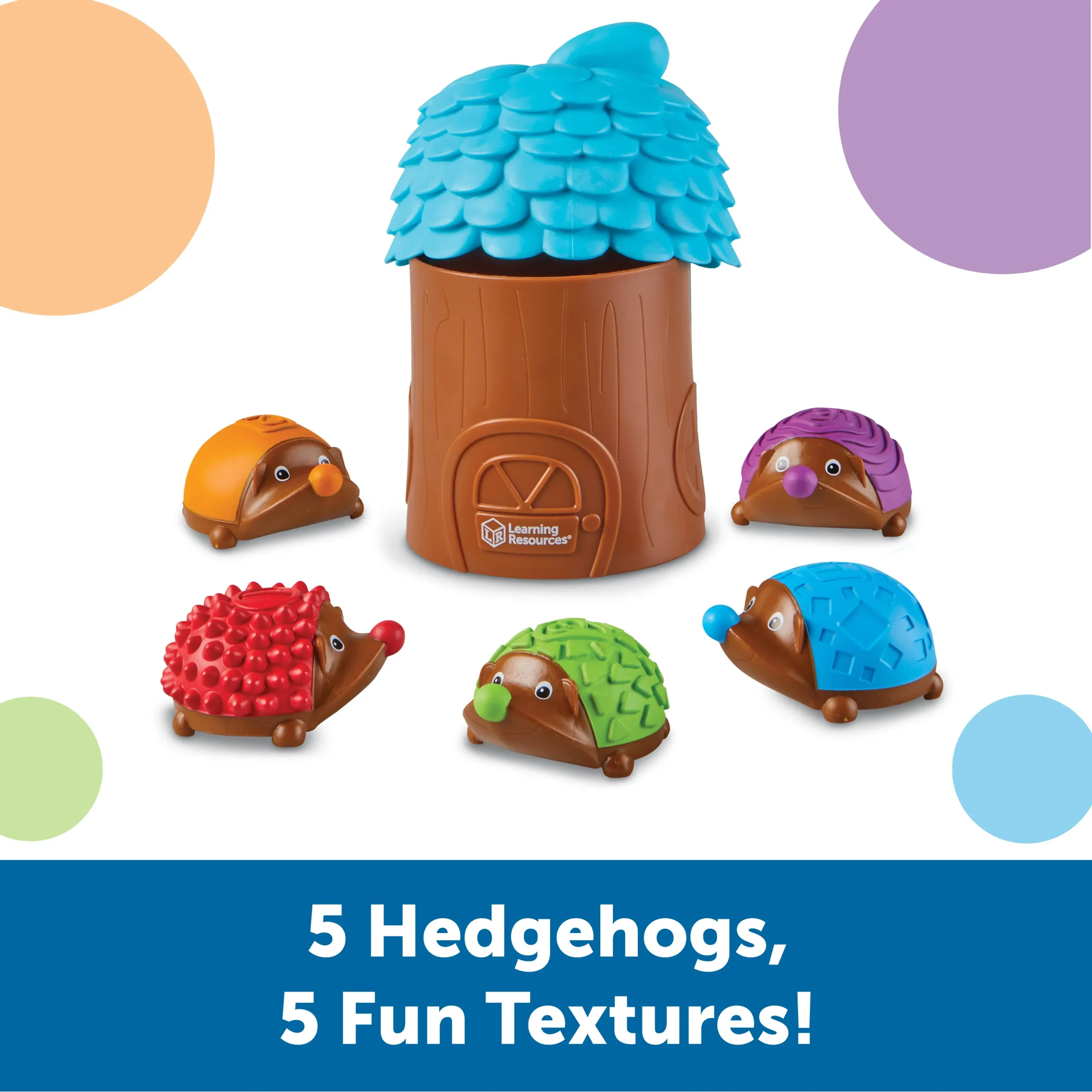 Learning Resources Puzzle Spike the Fine Motor Hedgehog® Sensory Tree House - Image 3