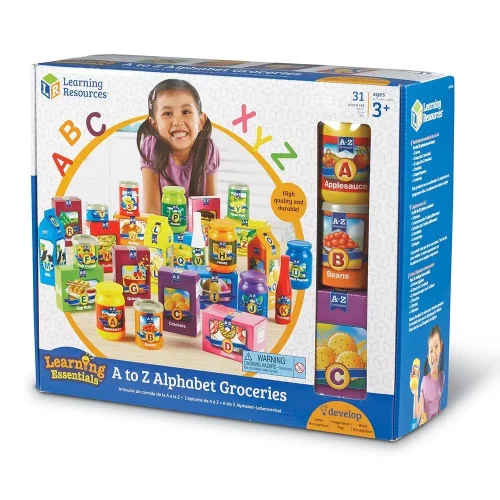 Alternative view of Learning Resources Puzzle A to Z Alphabet Groceries