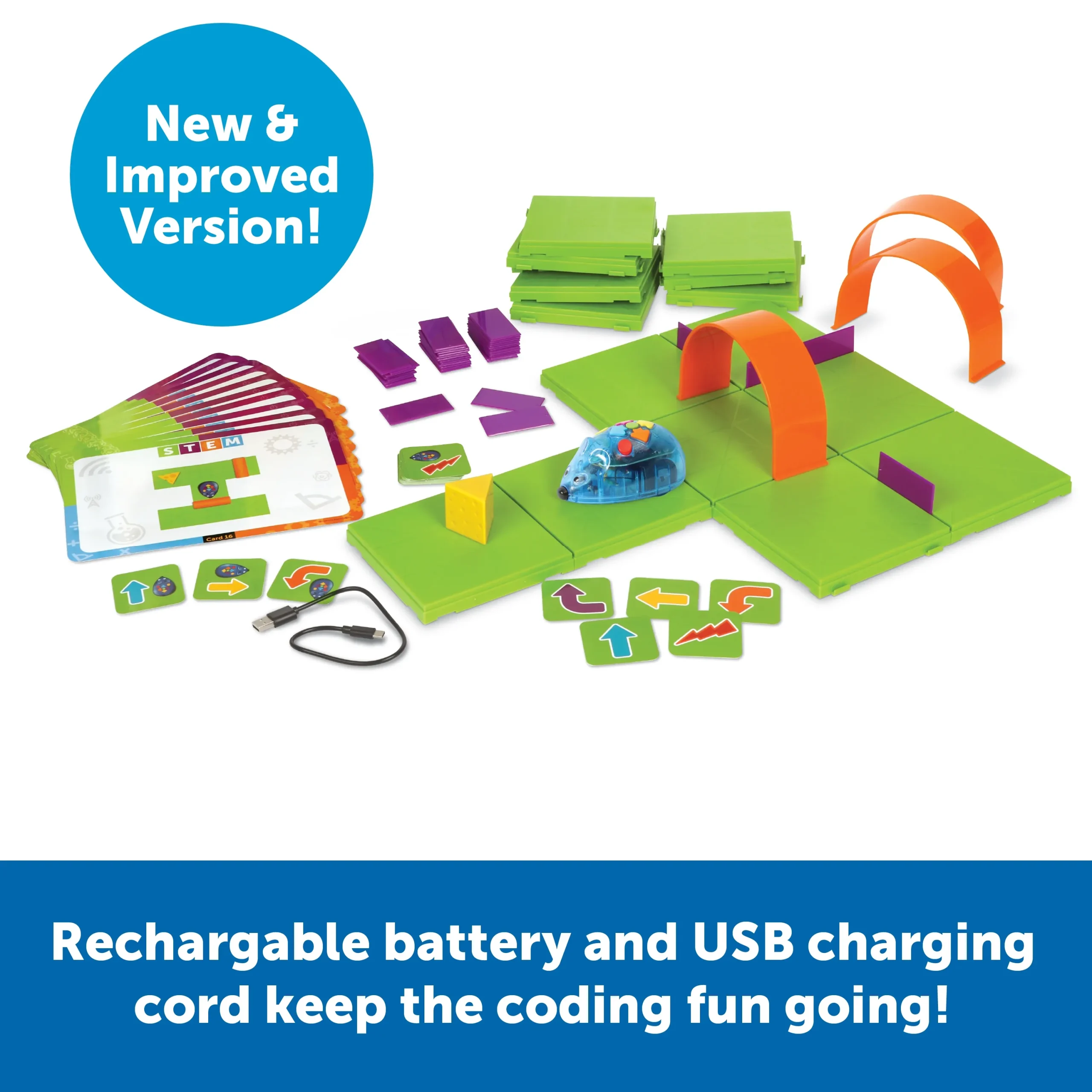 Learning Resources Puzzle Rechargeable Code & Go® Mouse Activity Set - Image 5