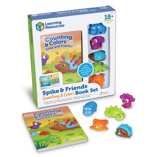 Learning Resources Puzzle Spike and Friends Colors & Counting Book Set