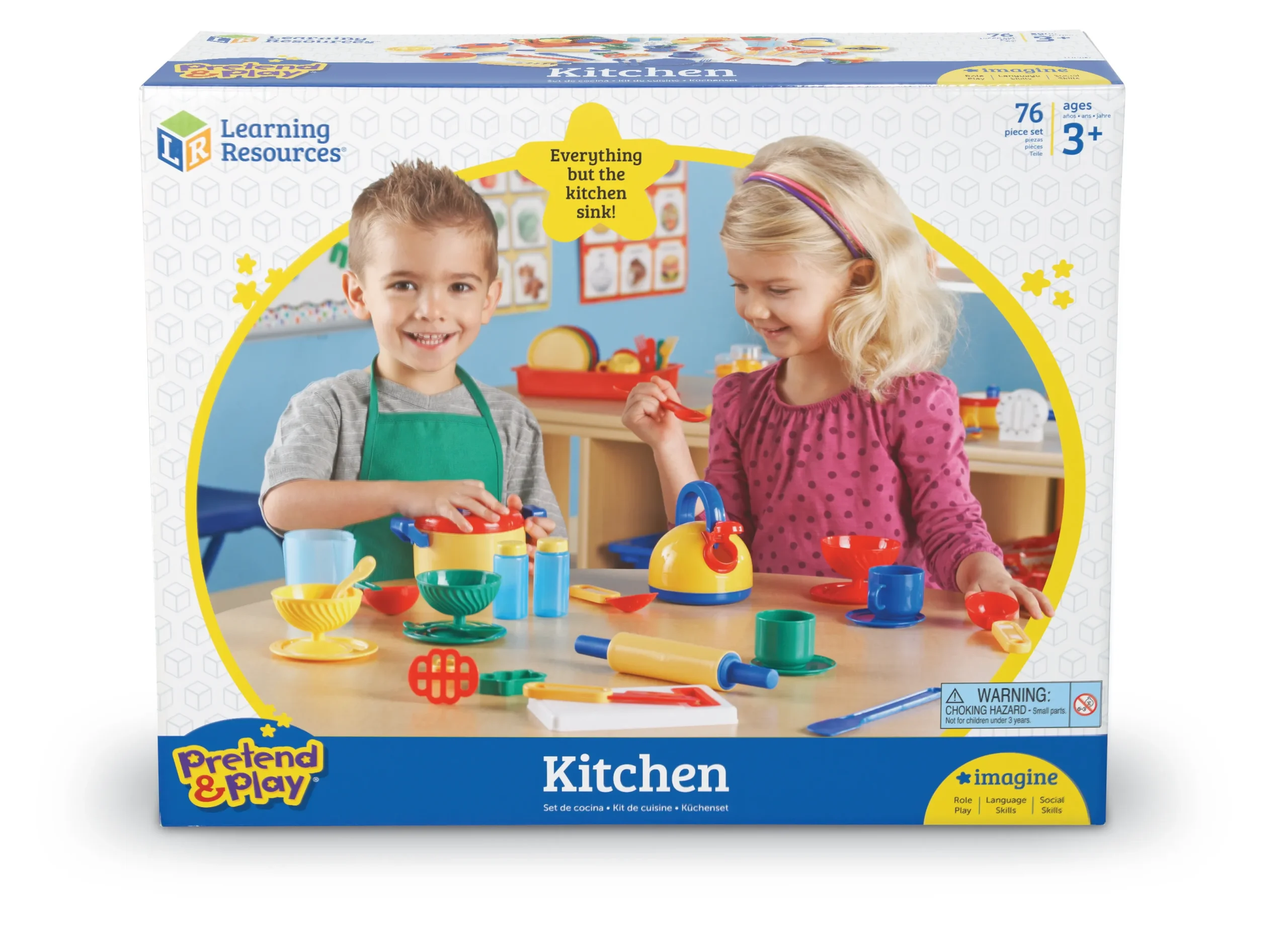 Learning Resources Puzzle Pretend & Play® Kitchen Set - Image 2
