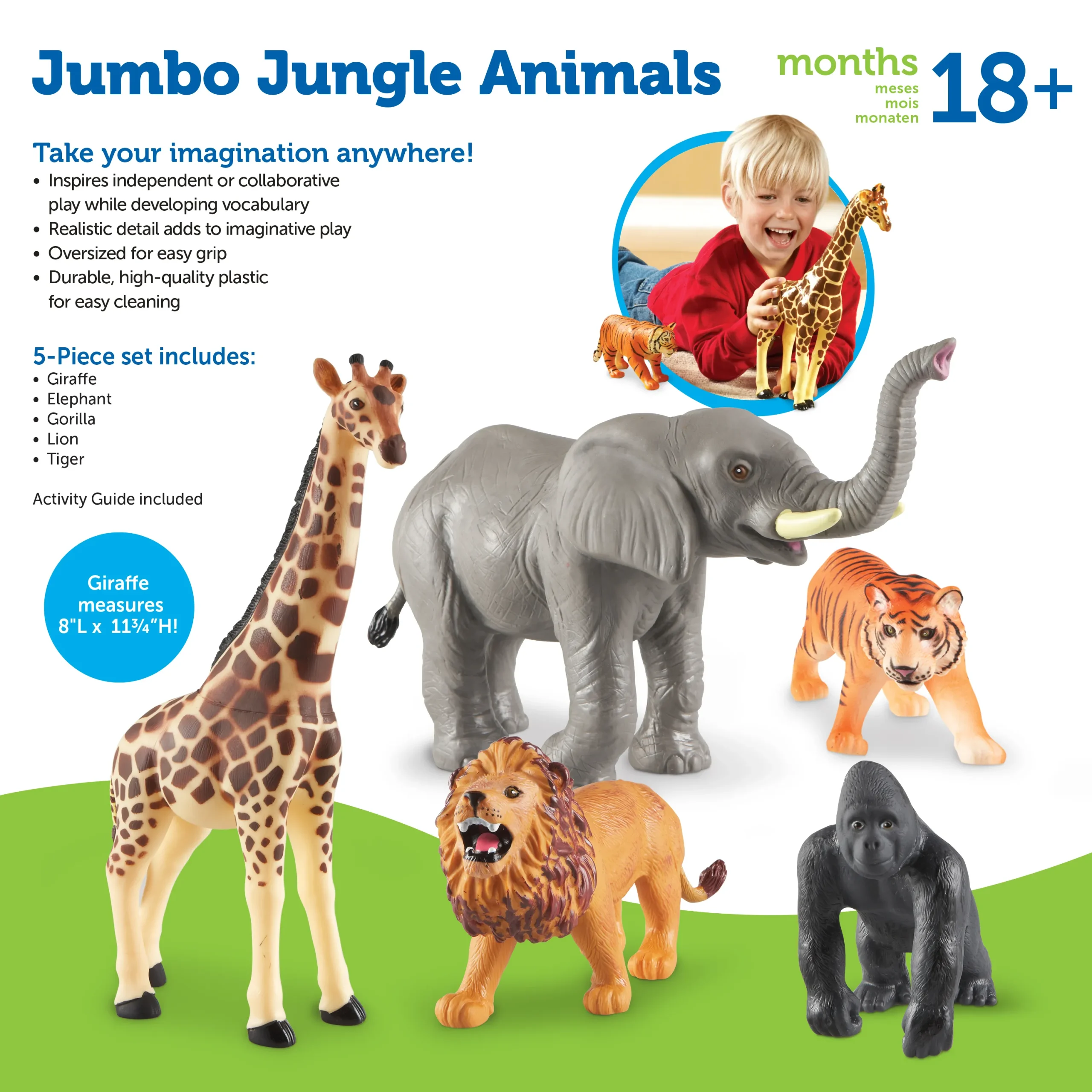 Learning Resources Puzzle Jumbo Jungle Animals - Image 7